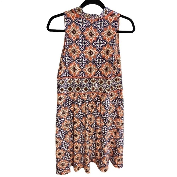 Wisp Petites Print Sleeveless Dress 12P - Picture 2 of 2